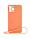 Bizon Case Silicone Magnetic Apple iPhone 12 Pro Max carrot