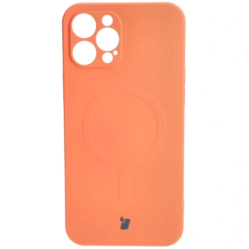 Kup Etui silikonowe z pierścieniem magnetycznym Bizon Case Silicone Magnetic do Apple iPhone 12 Pro Max marchewkowe - BIZ3343 - {ean13} - Sklep Home Screen