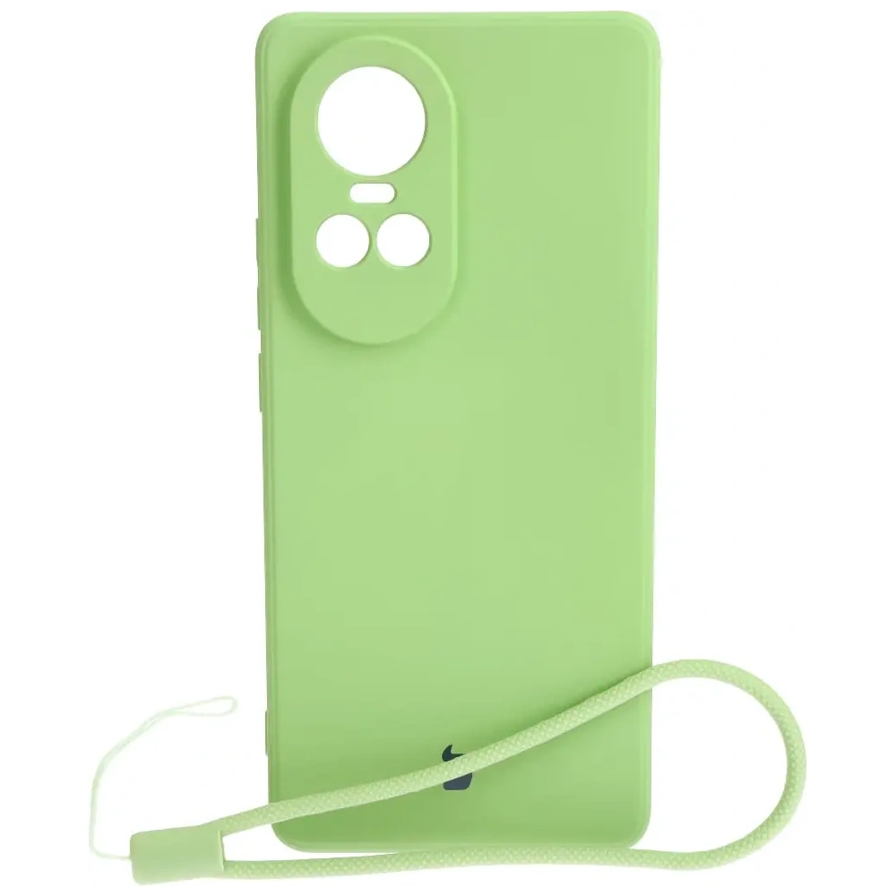 Etui Bizon Case Silicone Sq do Oppo Reno 10 Pro 5G jasnozielone