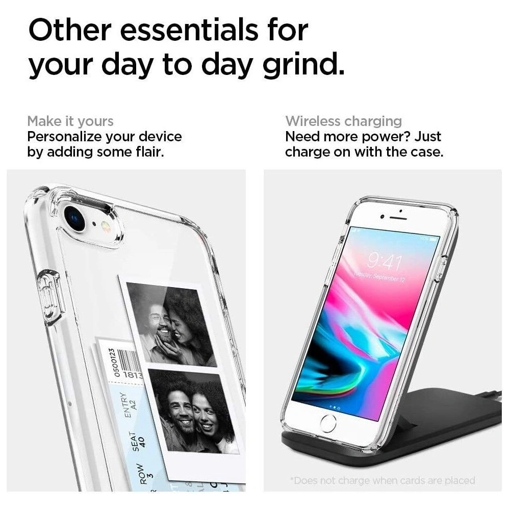 Etui Spigen Ultra Hybrid Apple iPhone SE 2022/SE 2020/8/7 Crystal Clear