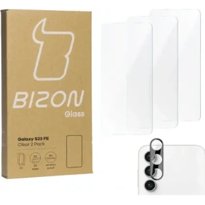 Kup BIZON Clear 3x Bildschirmglas + Kameraglas Samsung Galaxy S23 FE - BIZ3355 - {ean13} - Sklep Home Screen