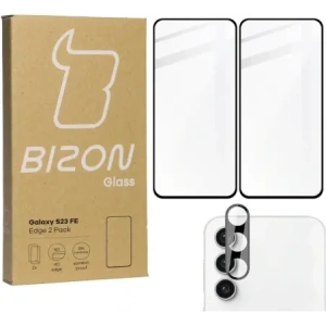 Kup BIZON Edge 2x Bildschirmglas + Kameraglas Samsung Galaxy S23 FE - BIZ3356 - {ean13} - Sklep Home Screen
