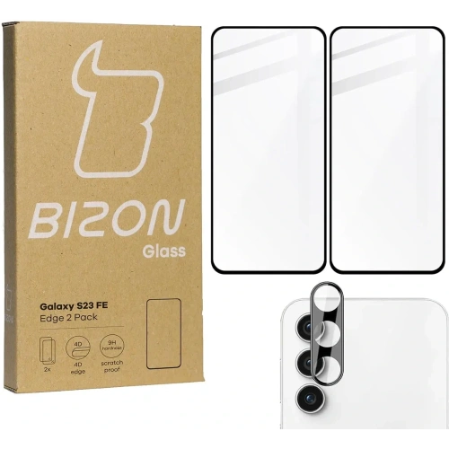 Kup BIZON Edge 2x Bildschirmglas + Kameraglas Samsung Galaxy S23 FE - BIZ3356 - {ean13} - Sklep Home Screen