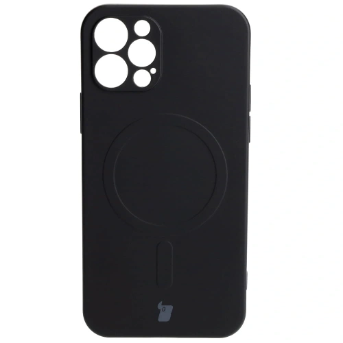 Kup Etui silikonowe z pierścieniem magnetycznym Bizon Case Silicone Magnetic do Apple iPhone 12 Pro czarne - BIZ3358 - {ean13} - Sklep Home Screen