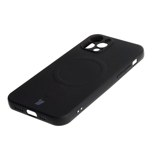 Kup Etui silikonové s magnetickým kroužkem Bizon Case Silicone Magnetic pro Apple iPhone 12 Pro černé - BIZ3358 - {ean13} - Sklep Home Screen