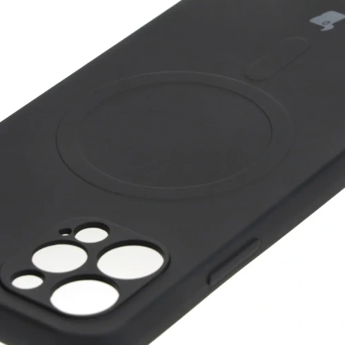 Kup Etui silikonové s magnetickým kroužkem Bizon Case Silicone Magnetic pro Apple iPhone 12 Pro černé - BIZ3358 - {ean13} - Sklep Home Screen