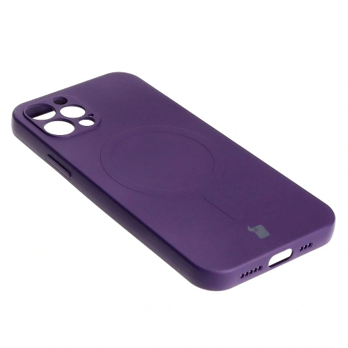 Kup Bizon Case Silikon Magnetic Apple iPhone 12 Pro Pflaume - BIZ3359 - {ean13} - Sklep Home Screen