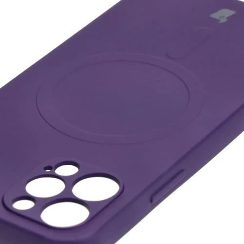 Kup Bizon Case Silikon Magnetic Apple iPhone 12 Pro Pflaume - BIZ3359 - {ean13} - Sklep Home Screen