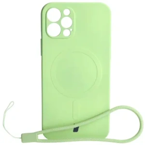 Kup Bizon Case szilikon Magnetic Apple iPhone 12 Pro világos zöld - BIZ3360 - {ean13} - Sklep Home Screen