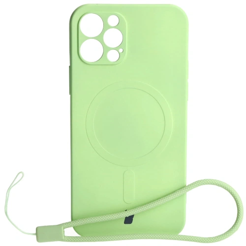 Kup Bizon Case Silicon Magnetic Apple iPhone 12 Pro verde deschis - BIZ3360 - {ean13} - Sklep Home Screen