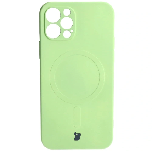 Kup Bizon Case Silicon Magnetic Apple iPhone 12 Pro verde deschis - BIZ3360 - {ean13} - Sklep Home Screen