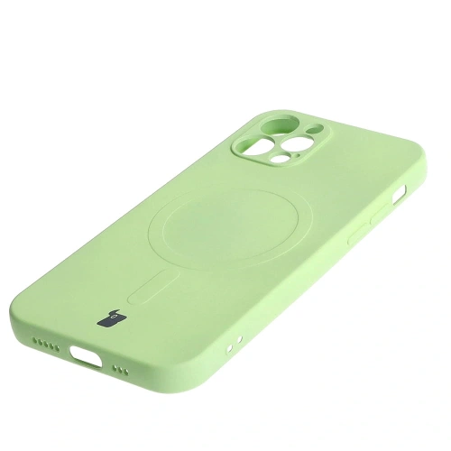 Kup Bizon Case Silicon Magnetic Apple iPhone 12 Pro verde deschis - BIZ3360 - {ean13} - Sklep Home Screen