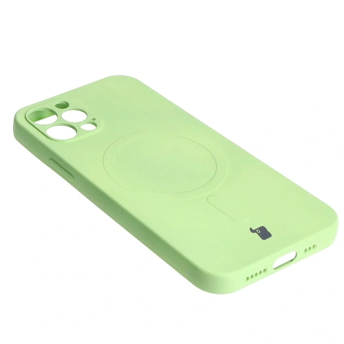 Kup Bizon Case Silicon Magnetic Apple iPhone 12 Pro verde deschis - BIZ3360 - {ean13} - Sklep Home Screen