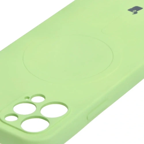 Kup Bizon Case Silicon Magnetic Apple iPhone 12 Pro verde deschis - BIZ3360 - {ean13} - Sklep Home Screen