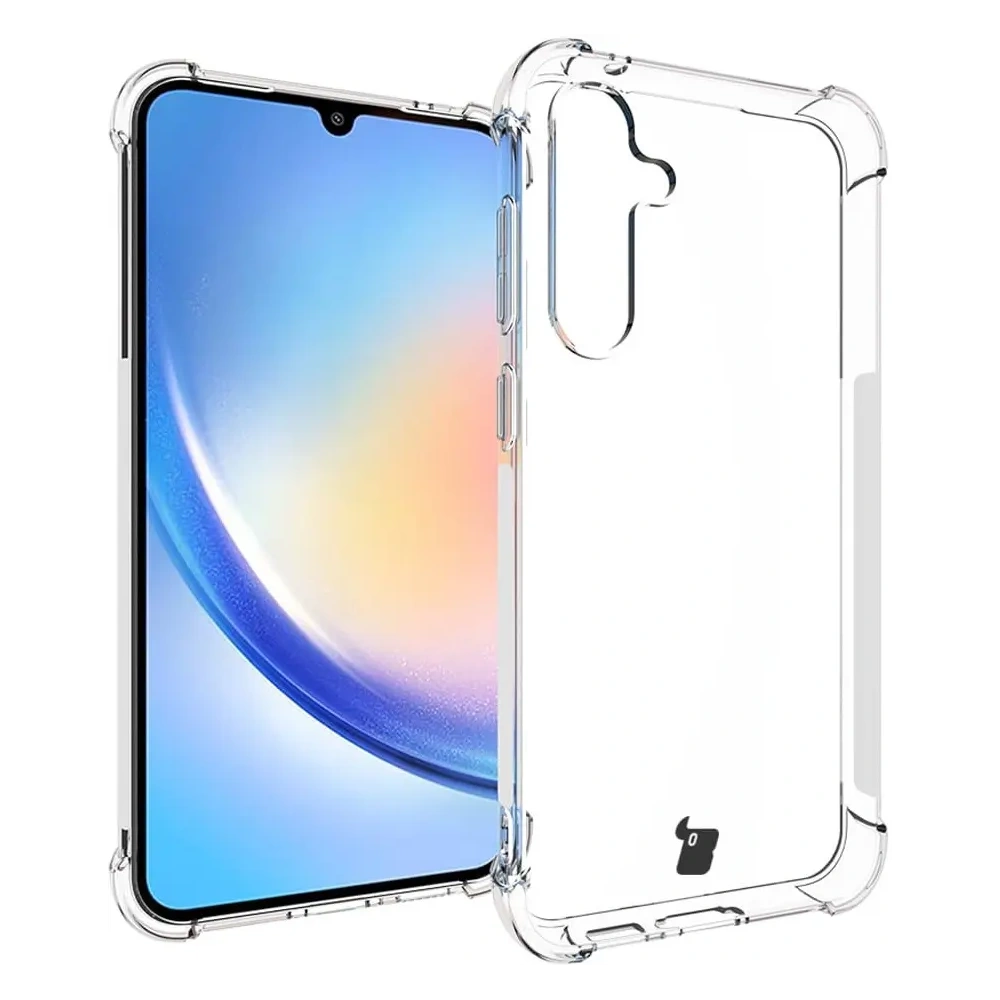 Etui + 2x szkło na ekran Bizon Case Clear Pack do Samsung Galaxy S23 FE przezroczyste