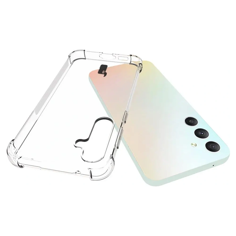 Etui + 2x szkło na ekran Bizon Case Clear Pack do Samsung Galaxy S23 FE przezroczyste