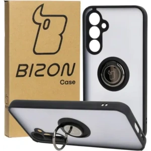 Kup Bizon Case Hybrid Ring Samsung Galaxy S23 FE rauchig mit einem schwarzen Rahmen - BIZ3364 - {ean13} - Sklep Home Screen
