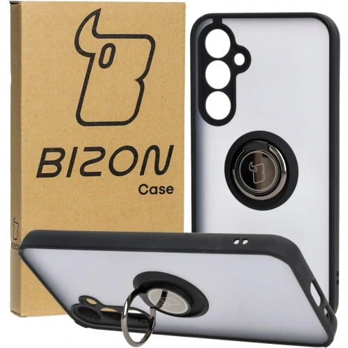 Buy Bizon Case Hybrid Ring Samsung Galaxy S23 FE smoky with a black frame - BIZ3364 - {ean13} - Home Screen Store Europe