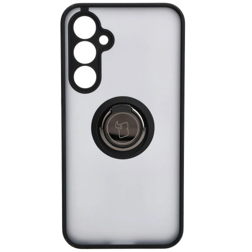 Kup Etui s úchytem na prst Bizon Case Hybrid Ring pro Samsung Galaxy S23 FE kouřové s černým rámečkem - BIZ3364 - {ean13} - Sklep Home Screen