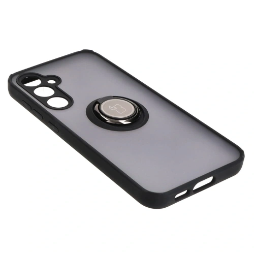 Kup Etui s úchytem na prst Bizon Case Hybrid Ring pro Samsung Galaxy S23 FE kouřové s černým rámečkem - BIZ3364 - {ean13} - Sklep Home Screen