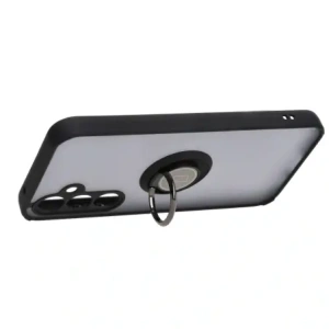 Kup Bizon Case Hybrid Ring Samsung Galaxy S23 FE rauchig mit einem schwarzen Rahmen - BIZ3364 - {ean13} - Sklep Home Screen