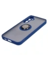 Kup Bizon Case Hybrid Ring Samsung Galaxy S23 FE rauchig mit einem navyblauen Rahmen - BIZ3365 - {ean13} - Sklep Home Screen
