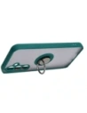 Kup Bizon Case Hybrid Ring Samsung Galaxy S23 FE rauchig mit einem dunkelgrünen Rahmen - BIZ3366 - {ean13} - Sklep Home Screen