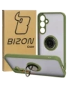 Kup Bizon Case Hybrid Ring Samsung Galaxy S23 FE fumuriu cu un cadru verde - BIZ3367 - {ean13} - Sklep Home Screen