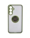 Kup Bizon Case Hybrid Ring Samsung Galaxy S23 FE rauchig mit einem grünen Rahmen - BIZ3367 - {ean13} - Sklep Home Screen