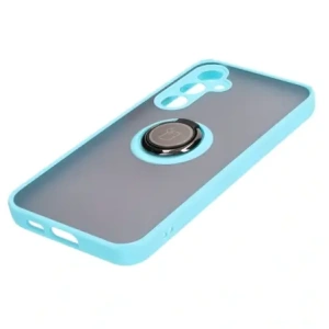 Kup Bizon Case Hybrid Ring Samsung Galaxy S23 FE rauchig mit einem hellblauen Rahmen - BIZ3368 - {ean13} - Sklep Home Screen