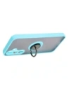 Kup Etui z uchwytem na palec Bizon Case Hybrid Ring do Samsung Galaxy S23 FE przydymione z jasnoniebieską ramką - BIZ3368 - {ean13} - Sklep Home Screen