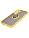 Kup Bizon Case Hybrid Ring Samsung Galaxy S23 FE rauchig mit einem gelben Rahmen - BIZ3369 - {ean13} - Sklep Home Screen