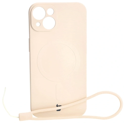 Buy Bizon Case Silicone Magnetic Apple iPhone 13 beige - BIZ3373 - {ean13} - Home Screen Store Europe