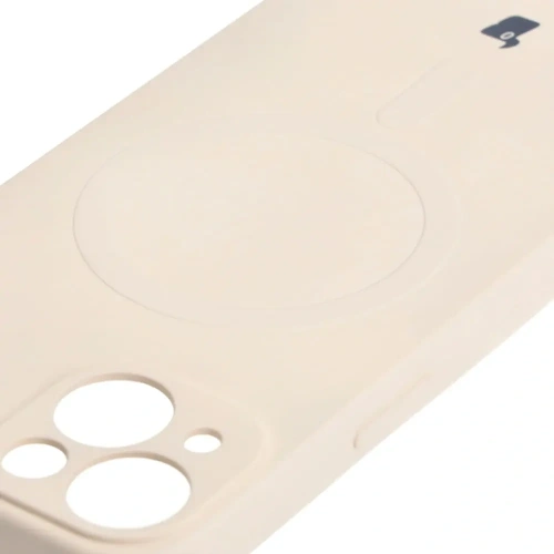 Buy Bizon Case Silicone Magnetic Apple iPhone 13 beige - BIZ3373 - {ean13} - Home Screen Store Europe