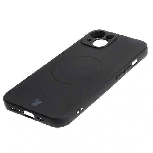 Kup Etui silikonowe z pierścieniem magnetycznym Bizon Case Silicone Magnetic do Apple iPhone 13 czarne - BIZ3374 - {ean13} - Sklep Home Screen