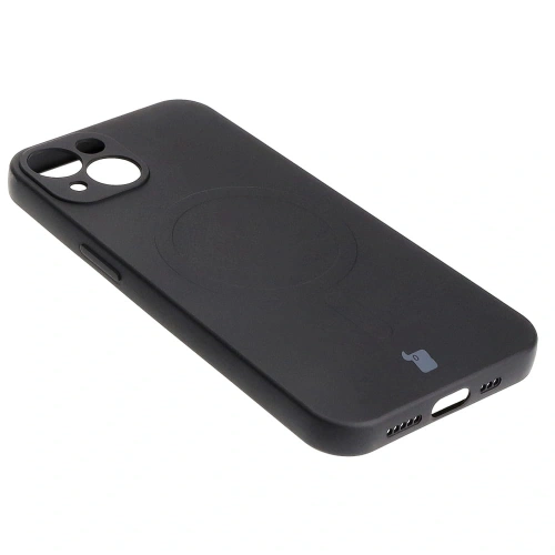 Kup Etui silikonowe z pierścieniem magnetycznym Bizon Case Silicone Magnetic do Apple iPhone 13 czarne - BIZ3374 - {ean13} - Sklep Home Screen