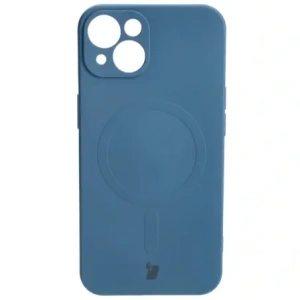 Kup Etui silikonowe z pierścieniem magnetycznym Bizon Case Silicone Magnetic do Apple iPhone 13 granatowe - BIZ3376 - {ean13} - Sklep Home Screen
