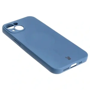 Kup Etui silikonowe z pierścieniem magnetycznym Bizon Case Silicone Magnetic do Apple iPhone 13 granatowe - BIZ3376 - {ean13} - Sklep Home Screen