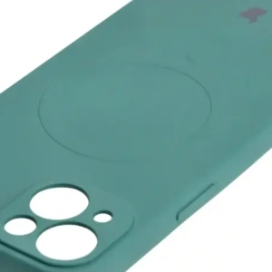 Kup Etui silikonowe z pierścieniem magnetycznym Bizon Case Silicone Magnetic do Apple iPhone 13 ciemnozielone - BIZ3377 - {ean13} - Sklep Home Screen