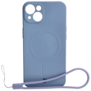Kup Etui silikonowe z pierścieniem magnetycznym Bizon Case Silicone Magnetic do Apple iPhone 13 szare - BIZ3378 - {ean13} - Sklep Home Screen