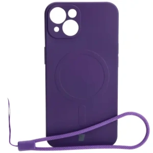 Kup Etui silikonowe z pierścieniem magnetycznym Bizon Case Silicone Magnetic do Apple iPhone 13 śliwkowe - BIZ3381 - {ean13} - Sklep Home Screen
