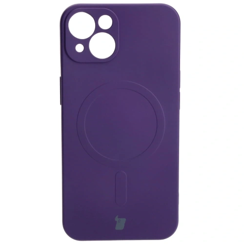 Kup Silikonové pouzdro s magnetickým kroužkem Bizon Case Silicone Magnetic pro Apple iPhone 13 švestkové - BIZ3381 - {ean13} - Sklep Home Screen