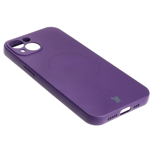 Kup Silikonové pouzdro s magnetickým kroužkem Bizon Case Silicone Magnetic pro Apple iPhone 13 švestkové - BIZ3381 - {ean13} - Sklep Home Screen