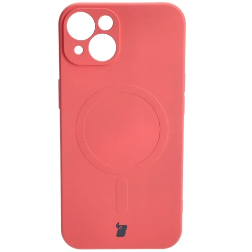 Kup Etui silikonové s magnetickým kroužkem Bizon Case Silicone Magnetic pro Apple iPhone 13 růžovo-hnědé - BIZ3382 - {ean13} - Sklep Home Screen