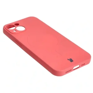 Kup Etui silikonowe z pierścieniem magnetycznym Bizon Case Silicone Magnetic do Apple iPhone 13 brudnoróżowe - BIZ3382 - {ean13} - Sklep Home Screen