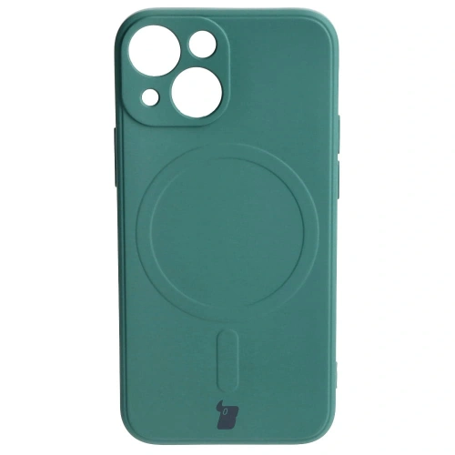 Kup Bizon Case Silicone MagSafe Sq Apple iPhone 13 Mini verde închis - BIZ3383 - {ean13} - Sklep Home Screen