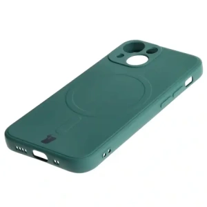Kup Bizon Case Silikon MagSafe Sq Apple iPhone 13 Mini dunkelgrün - BIZ3383 - {ean13} - Sklep Home Screen