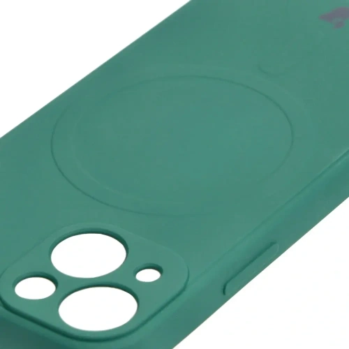 Kup Etui Bizon Case Silicone MagSafe Sq do Apple iPhone 13 Mini tmavě zelené - BIZ3383 - {ean13} - Sklep Home Screen