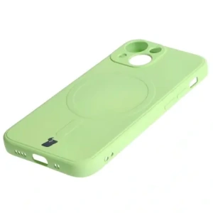 Kup Bizon Case Silikon MagSafe Sq Apple iPhone 13 Mini hellgrün - BIZ3384 - {ean13} - Sklep Home Screen