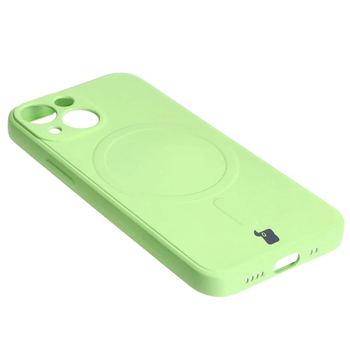 Kup Etui Bizon Case Silicone MagSafe Sq do Apple iPhone 13 Mini jasně zelené - BIZ3384 - {ean13} - Sklep Home Screen